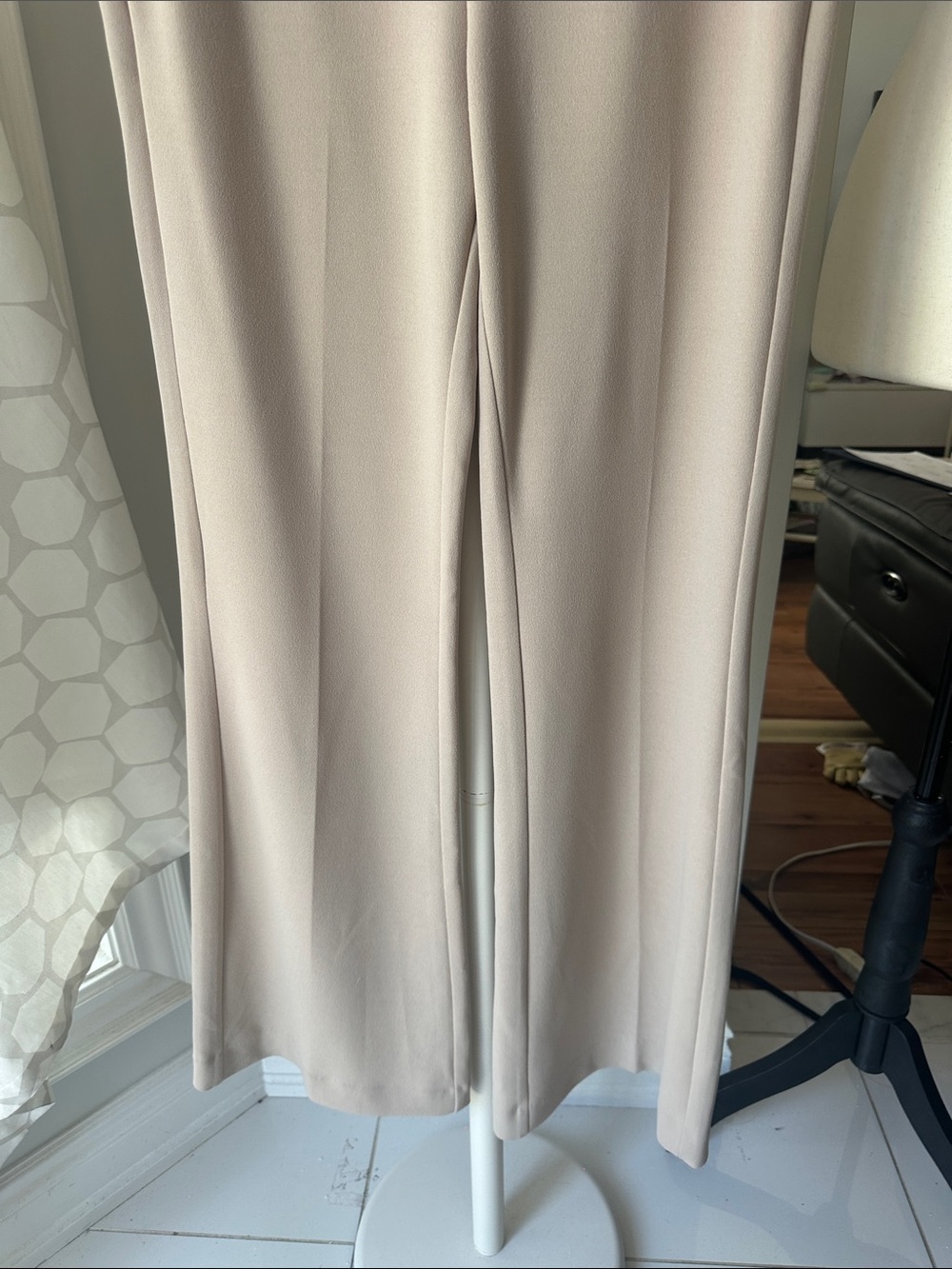 NWT TRUTH by Republic Wide-Leg Light Taupe Beige Dress Work Pants Office Size 6 - Picture 4 of 14